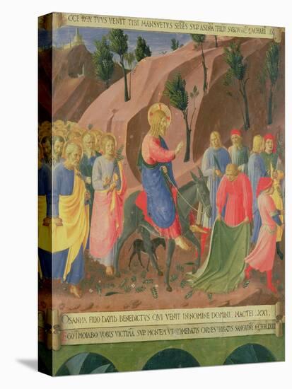 Entry of Christ into Jerusalem, Detail from Panel Three-Fra Angelico-Stretched Canvas