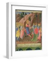 Entry of Christ into Jerusalem, Detail from Panel Three-Fra Angelico-Framed Giclee Print