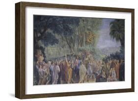 Entry of Christ into Jerusalem-Luigi Ashton-Framed Giclee Print