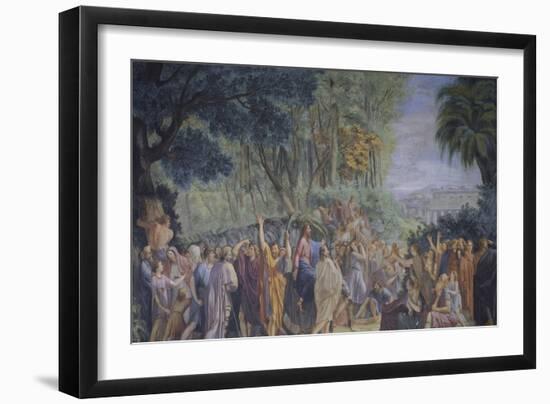 Entry of Christ into Jerusalem-Luigi Ashton-Framed Giclee Print