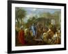 Entry of Christ into Jerusalem-Charles Le Brun-Framed Giclee Print