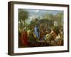 Entry of Christ into Jerusalem-Charles Le Brun-Framed Giclee Print