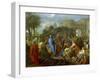 Entry of Christ into Jerusalem-Charles Le Brun-Framed Giclee Print