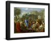 Entry of Christ into Jerusalem-Charles Le Brun-Framed Giclee Print