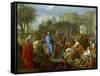 Entry of Christ into Jerusalem-Charles Le Brun-Framed Stretched Canvas