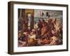 'Entry of Crusaders into Constantinople', 1840, (c1915)-Eugene Delacroix-Framed Giclee Print