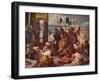 'Entry of Crusaders into Constantinople', 1840, (c1915)-Eugene Delacroix-Framed Giclee Print