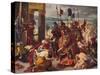 'Entry of Crusaders into Constantinople', 1840, (c1915)-Eugene Delacroix-Stretched Canvas