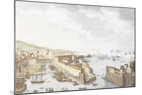 Entry of French into Livorno, June 1796, Engraving by Jean Duplessis-Bertaux-null-Mounted Giclee Print