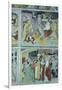 Entry of Jesus into Jerusalem and Jesus before Caiaphas-Giovanni Canavesio-Framed Giclee Print