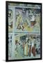 Entry of Jesus into Jerusalem and Jesus before Caiaphas-Giovanni Canavesio-Framed Giclee Print