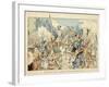 Entry of Joan of Arc into Orleans on April 29, 1429-Paul de Semant-Framed Art Print