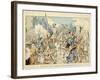 Entry of Joan of Arc into Orleans on April 29, 1429-Paul de Semant-Framed Art Print