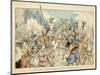 Entry of Joan of Arc into Orleans on April 29, 1429-Paul de Semant-Mounted Art Print