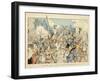 Entry of Joan of Arc into Orleans on April 29, 1429-Paul de Semant-Framed Art Print