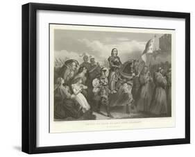 Entry of Joan of Arc into Orleans-Alphonse Marie de Neuville-Framed Giclee Print