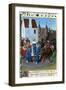 Entry of John II to Paris, 14th Century, (1455-146)-Jean Fouquet-Framed Giclee Print