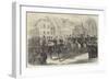 Entry of King Leopold II into Brussels, His Reception at the Laeken Gate-Charles Robinson-Framed Giclee Print