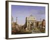 Entry of Napoleon I (1769-1821) into Venice, 1807-Giuseppe Borsato-Framed Giclee Print