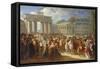 Entry of Napoleon I into Berlin, 27th October 1806, 1810-Charles Meynier-Framed Stretched Canvas