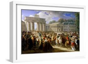 Entry of Napoleon into Berlin, October 1806-Charles Meynier-Framed Giclee Print