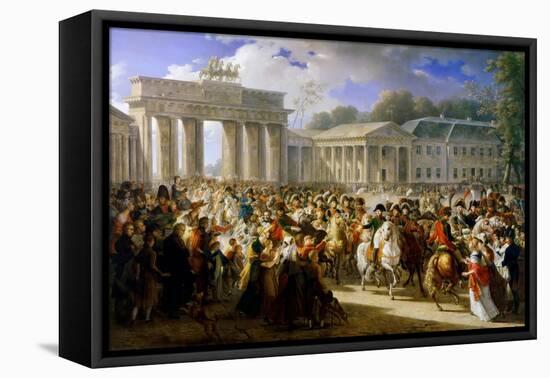 Entry of Napoleon into Berlin, October 1806-Charles Meynier-Framed Stretched Canvas