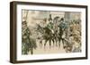 Entry of the Allied Monarchs in Paris in 1815-Carl Rohling-Framed Giclee Print