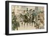 Entry of the Allied Monarchs in Paris in 1815-Carl Rohling-Framed Giclee Print