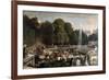 Entry of the Duchess of Orleans in the Garden of Tuileries, 1841-Eugene Louis Lami-Framed Giclee Print