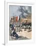 Entry of the French Army into Abomey, Dahomey, Africa, 1892-Henri Meyer-Framed Giclee Print