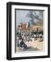 Entry of the French Army into Abomey, Dahomey, Africa, 1892-Henri Meyer-Framed Giclee Print