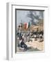 Entry of the French Army into Abomey, Dahomey, Africa, 1892-Henri Meyer-Framed Giclee Print