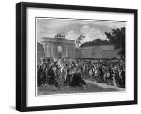 Entry of the French Army into Berlin, 27th October 1806 (1882-188)-null-Framed Giclee Print