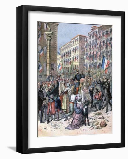 Entry of the French into Milan, 8th June 1859-Henri Meyer-Framed Giclee Print