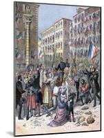 Entry of the French into Milan, 8th June 1859-Henri Meyer-Mounted Giclee Print