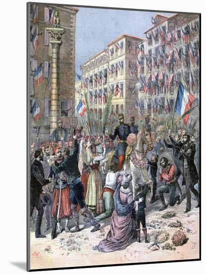 Entry of the French into Milan, 8th June 1859-Henri Meyer-Mounted Giclee Print