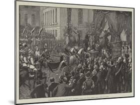 Entry of the King of Italy into Berlin-null-Mounted Giclee Print