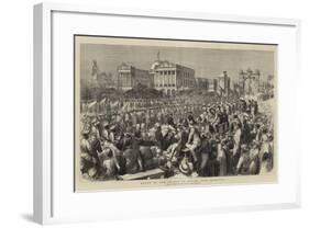 Entry of the Prince of Wales into Calcutta-Henry William Brewer-Framed Giclee Print