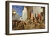 Entry of the Sharif of Ouezzane into the Mosque, 1876-Georges Clairin-Framed Giclee Print