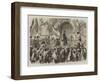 Entry of Victor Emmanuel into Naples-Frank Vizetelly-Framed Giclee Print