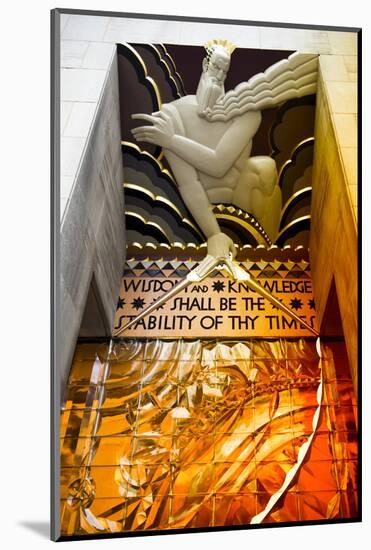 Entry Rockefeller Center - Manhattan - New York City - United States-Philippe Hugonnard-Mounted Photographic Print