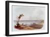 Entry to the Bay of New York, Staten Island, Engraved by Salathe-Karl Bodmer-Framed Giclee Print