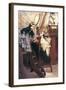 Entry To The Yacht-James Tissot-Framed Art Print