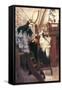 Entry To The Yacht-James Tissot-Framed Stretched Canvas