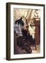 Entry To The Yacht-James Tissot-Framed Art Print