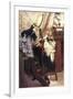 Entry To The Yacht-James Tissot-Framed Art Print