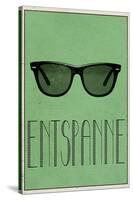 Entspanne (German - Relax)-null-Stretched Canvas