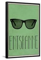 Entspanne (German - Relax)-null-Framed Poster
