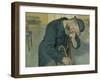 Enttaeuschte Seele, 1891. (Alter Mann)-Ferdinand Hodler-Framed Giclee Print