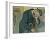 Enttaeuschte Seele, 1891. (Alter Mann)-Ferdinand Hodler-Framed Giclee Print